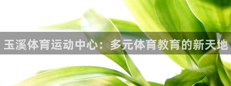 注册欧亿体育官方正版app：玉溪体育运动中心：多元体育教育的